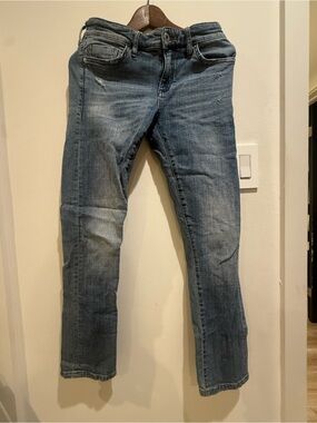 Pilcro Women’s Skinny Jeans in Washed Blue Denim